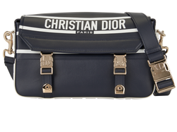 Small Campbag, Leather, Navy, 15-MA-0242, S/E, 3*